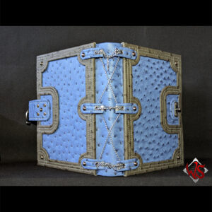 A5 Blue & Grey Vinyl Journal