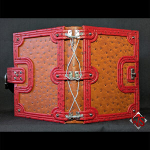 A5 Orange & Red Vinyl Journal