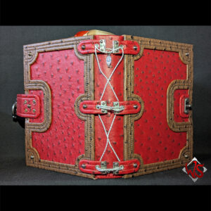 A5 Red & Brown Vinyl Journal