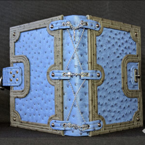 A5 Blue & Grey Vinyl Journal