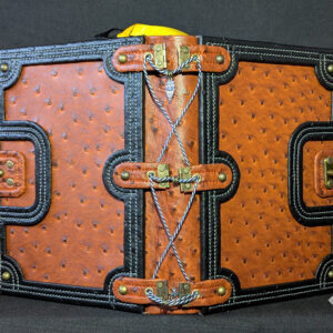 A5 Orange & Black Vinyl Journal