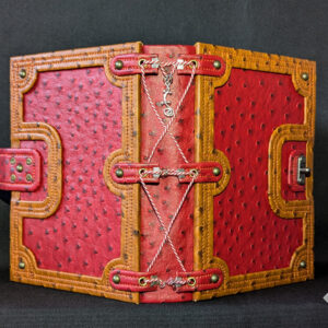A5 Red & Orange Vinyl Journal